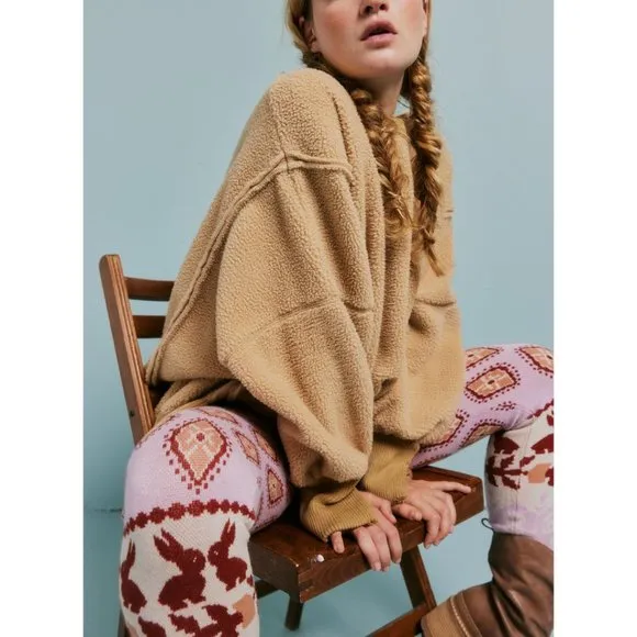 🆕 FREE PEOPLE Snow Bunny Set / Candy Combo Top Pants XS