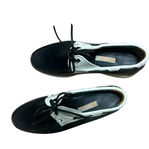 👞  GUCCI brand new children’s leather lace ups 37 1/2B