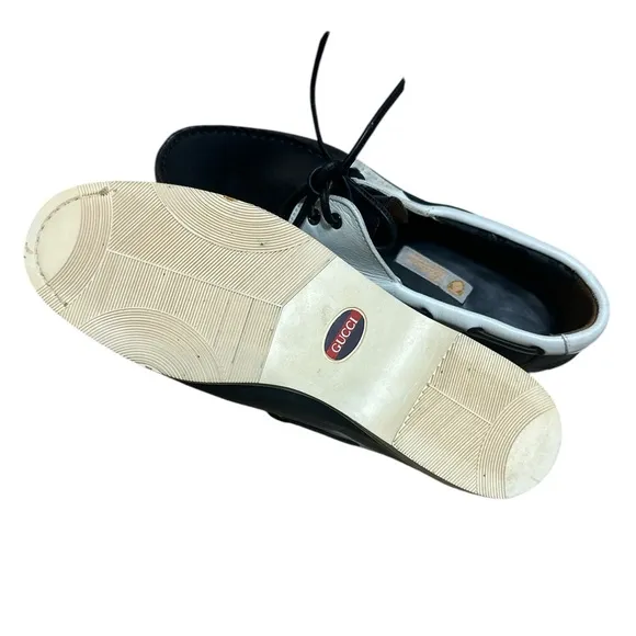 👞  GUCCI brand new children’s leather lace ups 37 1/2B