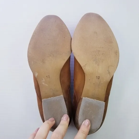 🌸 Madewell | Brown Ankle Leather Boots, size 10