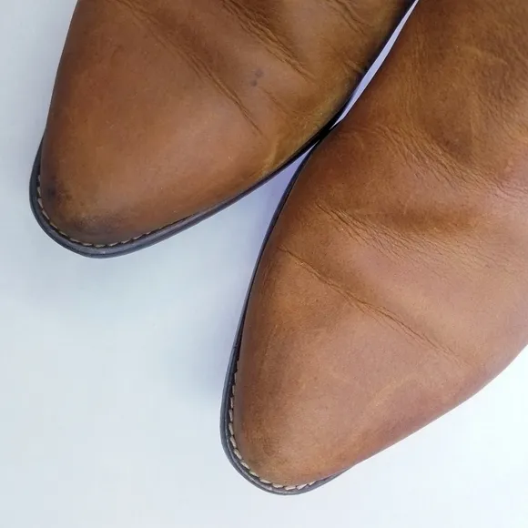 🌸 Madewell | Brown Ankle Leather Boots, size 10