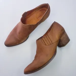 🌸 Madewell | Brown Ankle Leather Boots, size 10
