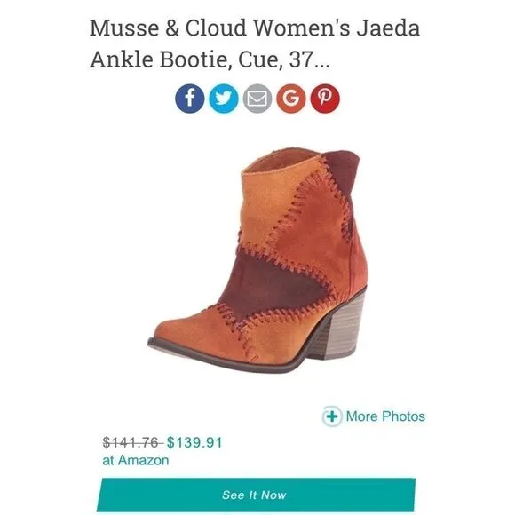 - Musse and Cloud Leather ankle boots