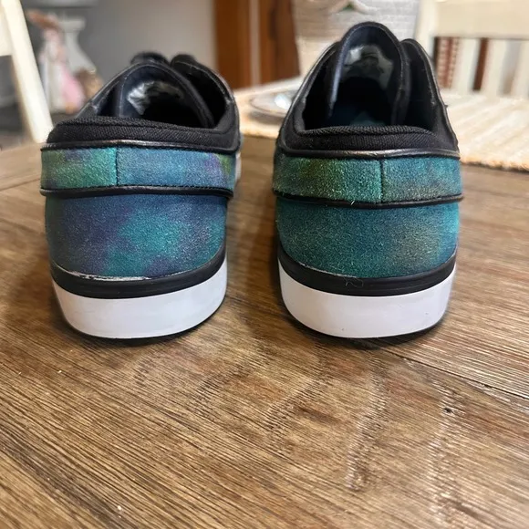 🔥 Nike Zoom SB Stefan Janoski Skateboarding Neb Multicolor Low Sneakers Mens 12