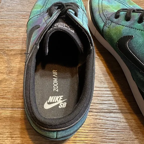 🔥 Nike Zoom SB Stefan Janoski Skateboarding Neb Multicolor Low Sneakers Mens 12
