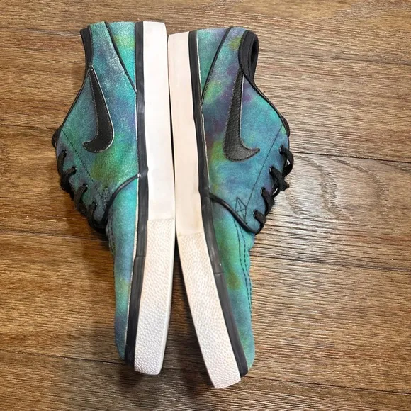 🔥 Nike Zoom SB Stefan Janoski Skateboarding Neb Multicolor Low Sneakers Mens 12