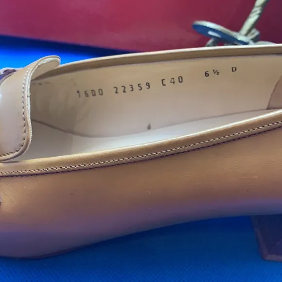 👠 Salvatore Ferragamo yellow leather Shoes heels pumps