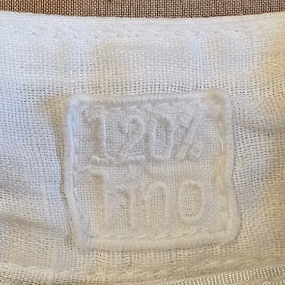 120% Lino Shorts 100% Linen White Bermuda Shorts Size IT 48/ US 38