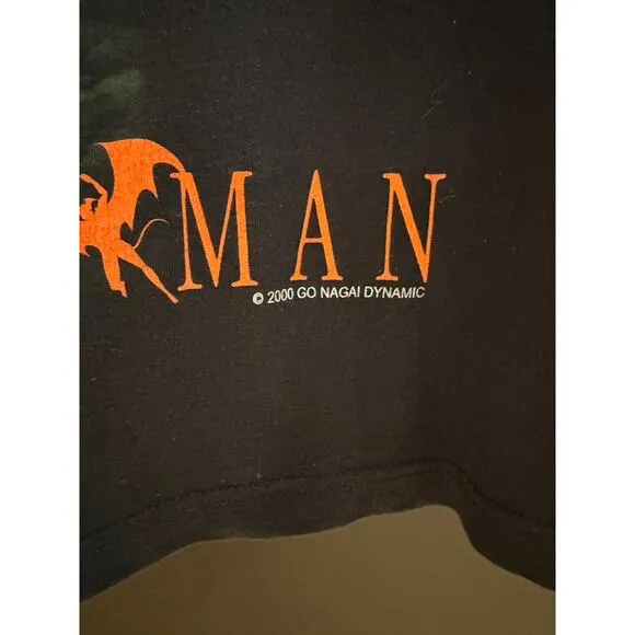 2000 Devil Man Go Nagai Dynamic Manga Y2K Vintage Comic Book Tee Shirt Spawn