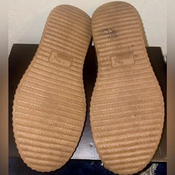 2015 Fenty Creepers in Suede black and Oatmeal size 6
