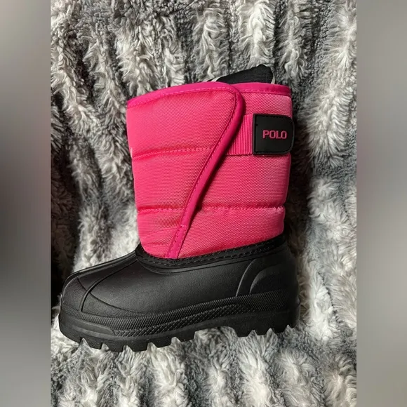 240: Polo Ralph Lauren Todder Girl Snow Boots
