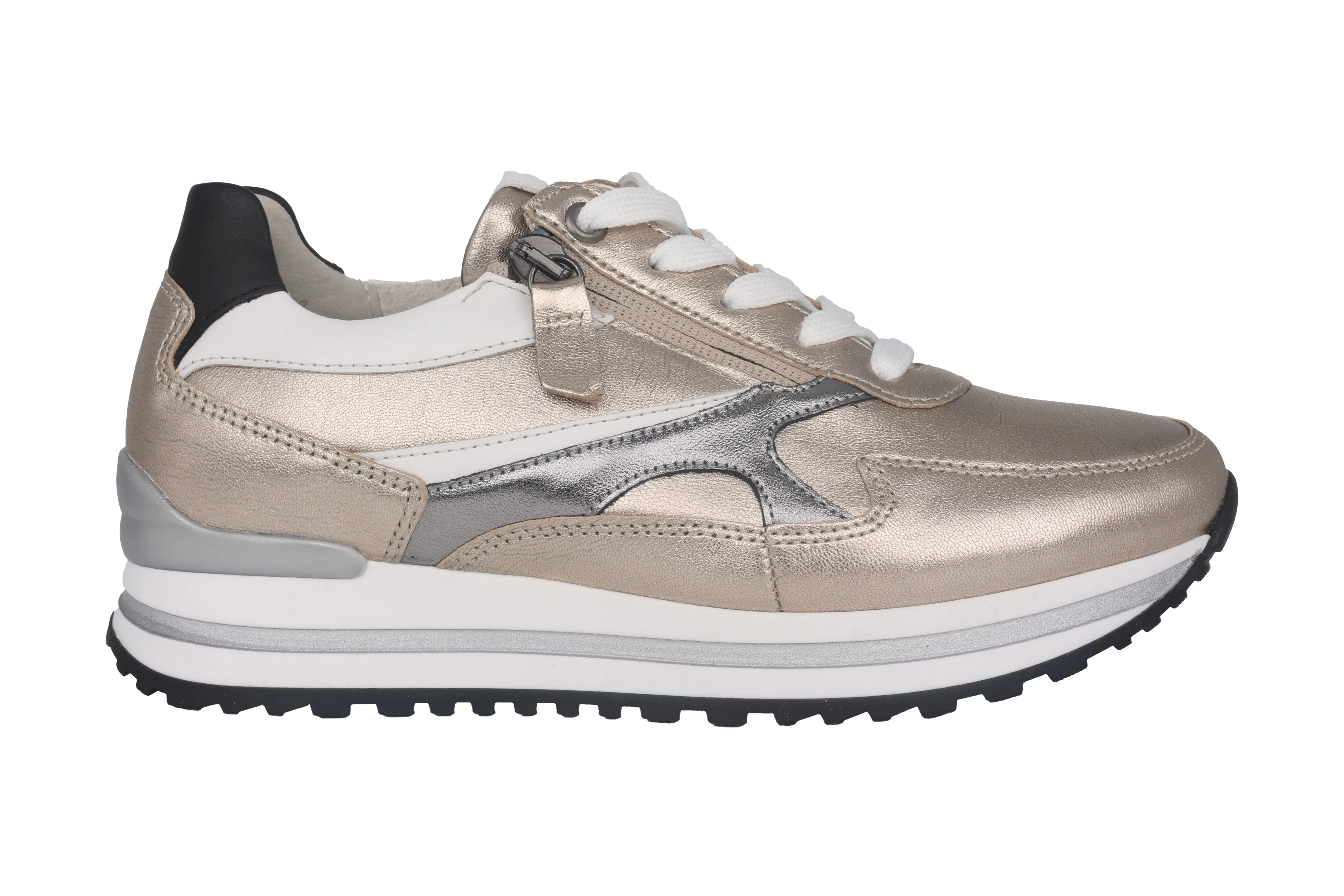 '56.526.82' women's wide fit (H) sneaker - Silver mix