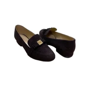 🌟70% OFF🌟Michael Kors🌟 Brown Suede Leather MK Logo Flats
