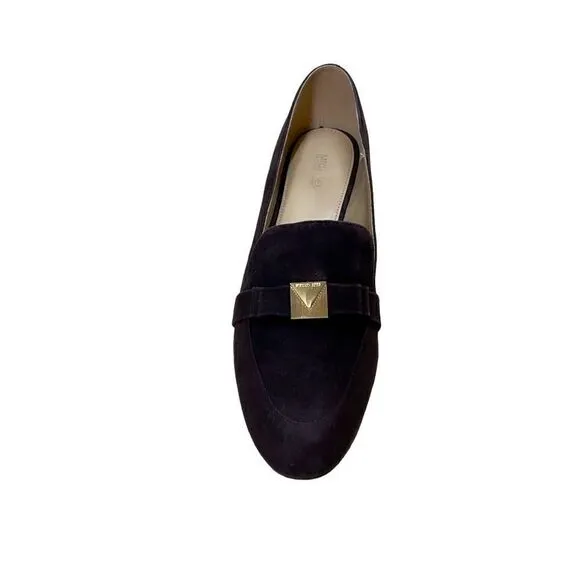 🌟70% OFF🌟Michael Kors🌟 Brown Suede Leather MK Logo Flats
