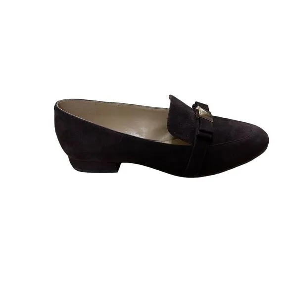 🌟70% OFF🌟Michael Kors🌟 Brown Suede Leather MK Logo Flats