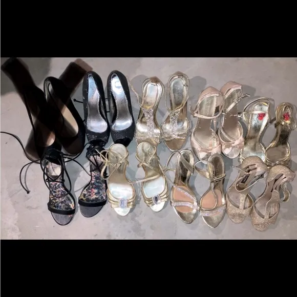 8 pairs high heels shoes sexy women’s bundle set 👠✨🩷