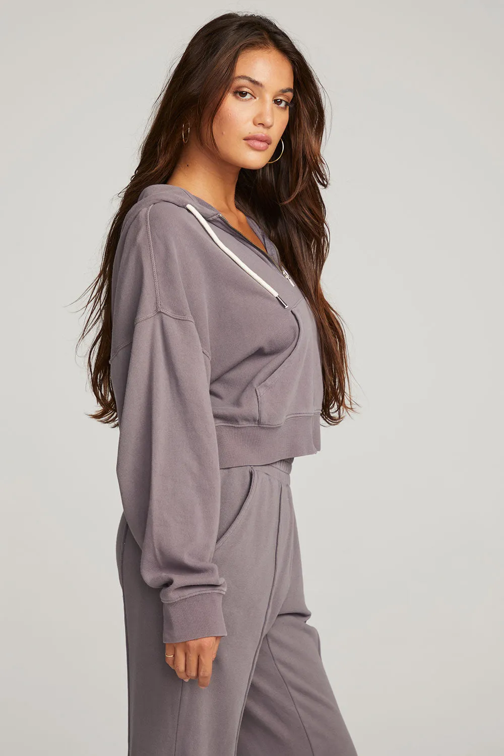 Abilene Purple Sage  Zip Up Hoodie