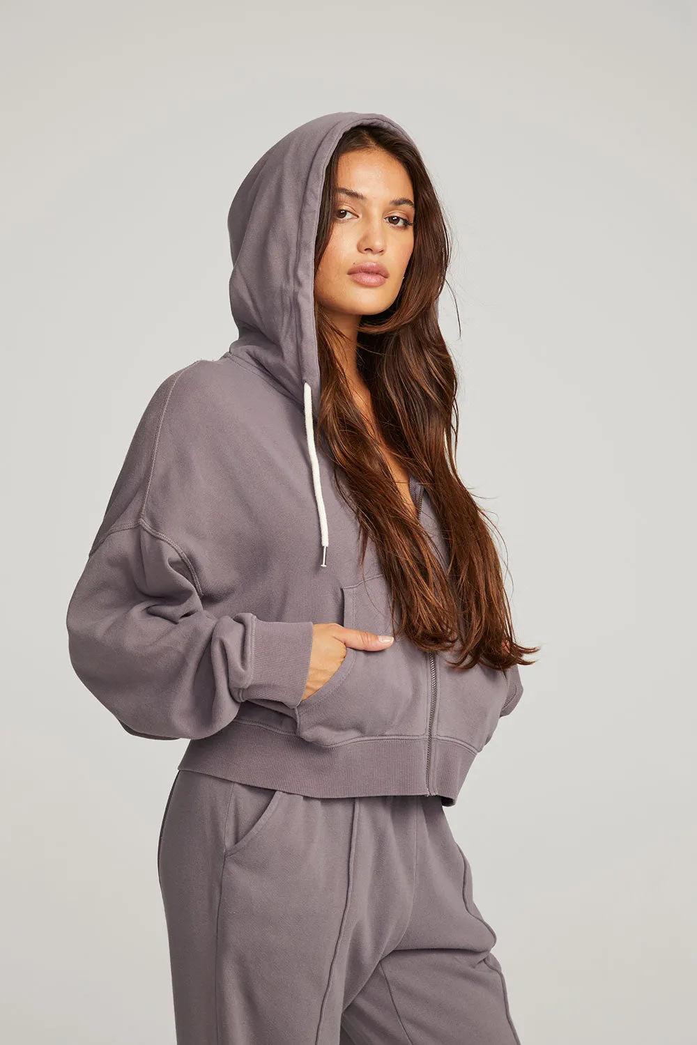 Abilene Purple Sage  Zip Up Hoodie