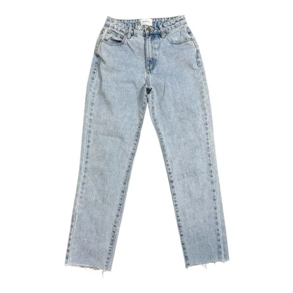 ABRAND - A '94 HIGH SLIM JEAN IN WALK AWAY Blue Jeans Size 25 Casual Rise Light
