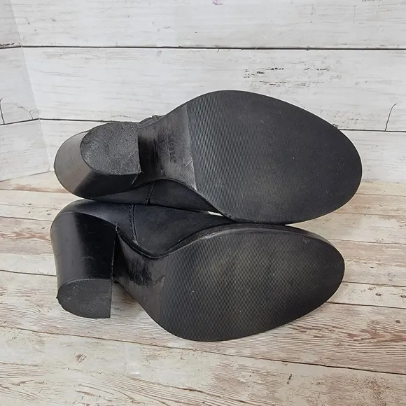 Acne Pistol black leather ankle boots