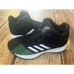 ADDIAS CLOUDFOAM LVL SHOES BIG KID BOYS MENS SIZE 6.5 BLACK 029002 NEW