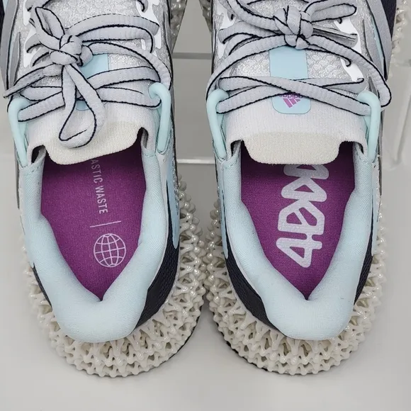 Adidas 4DFWD 2 W GX9270 Running Shoes Womens Size  5 White Grey Blue New