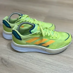 Adidas Adizero Boston 10 Running Sneakers in Lime Orange Men’s Size 9