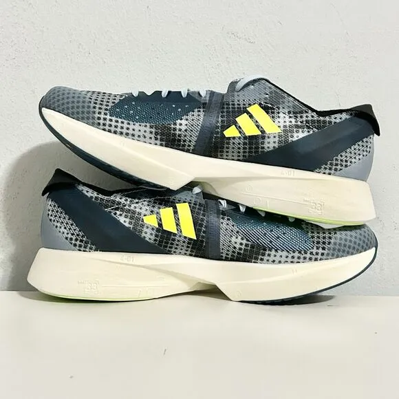 Adidas Adizero Takumi Sen 9 “Wonder Blue Lucid Lemon” Men’s Size 9 Running Shoes