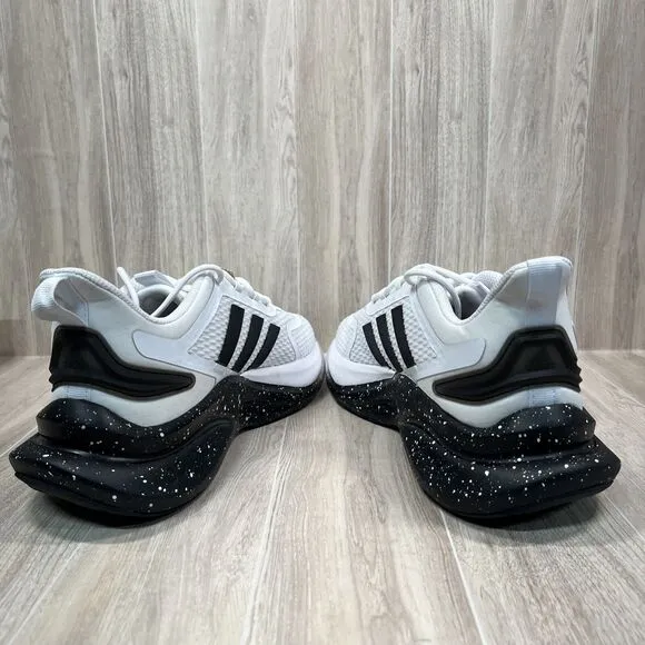 Adidas Alphabounce   Running Shoes ID0093 Athletic White/Black New Men's Sz 11.5