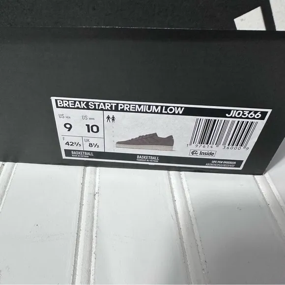 Adidas Break Start Premium low suede beige shoes men’s 9 NWT