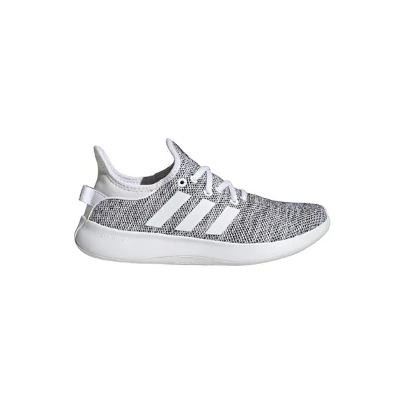 ADIDAS CLOUDFOAM PURE 1.0 RUNNING SHOES SNEAKERS (CLOUD WHITE/CORE BLACK)