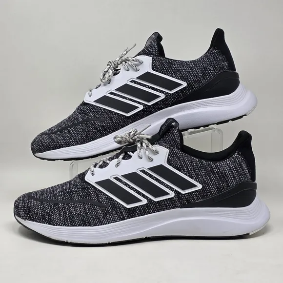 Adidas EnergyFalcon Running Shoes Black White Sneakers Men's Size 13 Pre-owned