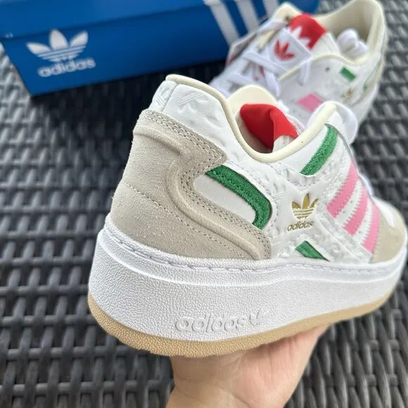 Adidas Forum XLG White Bliss Pink Women's Athletic Shoes ID7954
