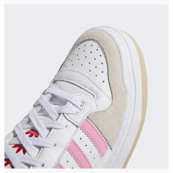Adidas Forum XLG White Bliss Pink Women's Athletic Shoes ID7954
