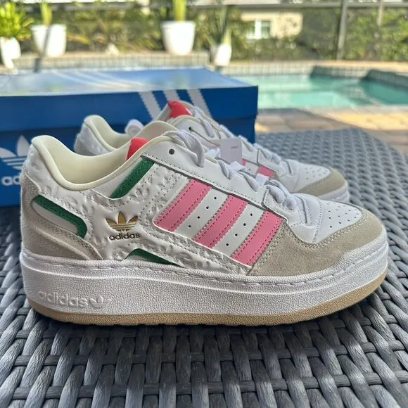 Adidas Forum XLG White Bliss Pink Women's Athletic Shoes ID7954