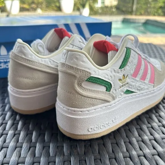 Adidas Forum XLG White Bliss Pink Women's Athletic Shoes ID7954