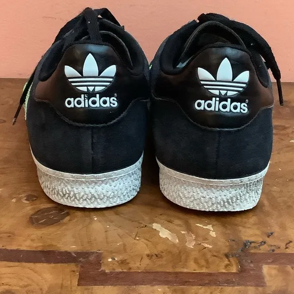 Adidas Gazelle 2012 Men’s Size 11.5 Suede Leather Sneaker Shoes Black Green