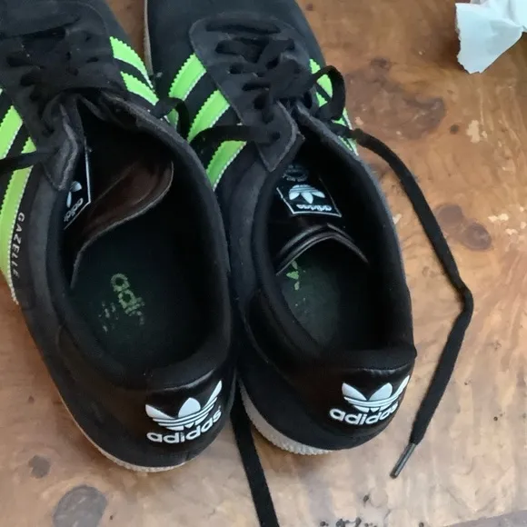 Adidas Gazelle 2012 Men’s Size 11.5 Suede Leather Sneaker Shoes Black Green
