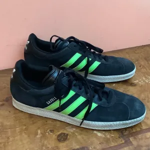 Adidas Gazelle 2012 Men’s Size 11.5 Suede Leather Sneaker Shoes Black Green