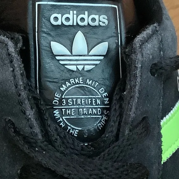 Adidas Gazelle 2012 Men’s Size 11.5 Suede Leather Sneaker Shoes Black Green