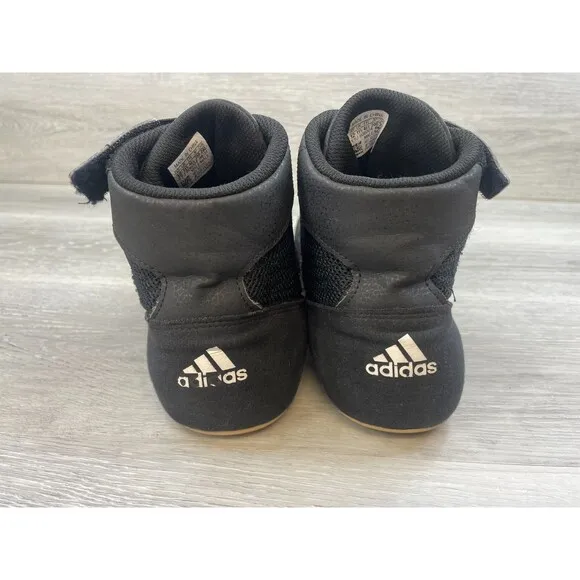 Adidas HVC AQ3325 Men's Shoes MMA Wrestling Leather Sneaker Lace Up US 12 Black