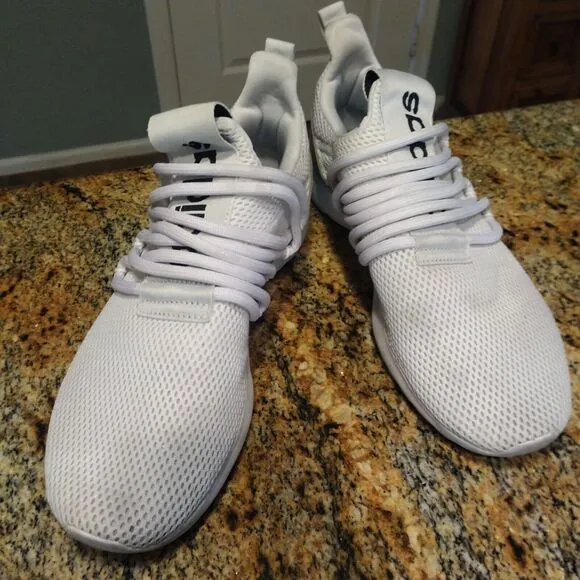 Adidas Lite Racer Adapt 3 FX8803 White Running Shoes Sneakers Men's Size 10