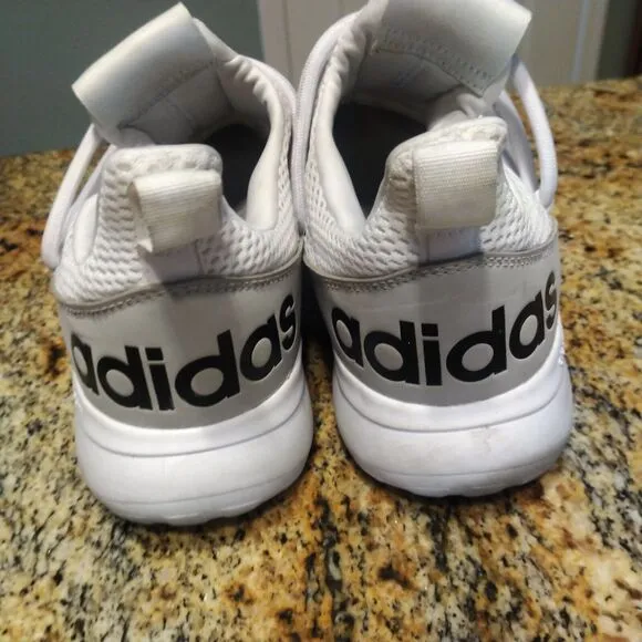 Adidas Lite Racer Adapt 3 FX8803 White Running Shoes Sneakers Men's Size 10