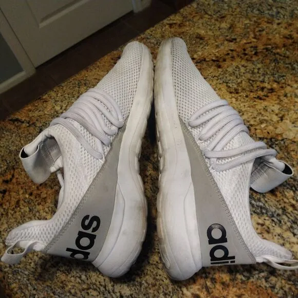 Adidas Lite Racer Adapt 3 FX8803 White Running Shoes Sneakers Men's Size 10