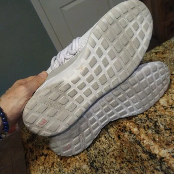 Adidas Lite Racer Adapt 3 FX8803 White Running Shoes Sneakers Men's Size 10