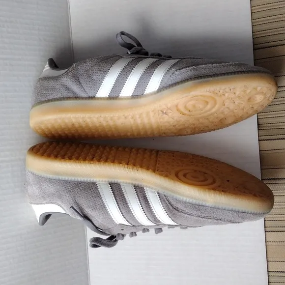 Adidas Men's  Samba Gray Sneakers 10