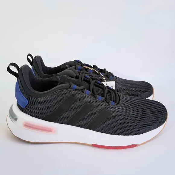 Adidas Men’s Size 10.5 Racer TR23 Carbon/Black &amp; White Running Shoes IG7328