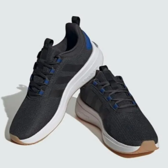 Adidas Men’s Size 10.5 Racer TR23 Carbon/Black &amp; White Running Shoes IG7328