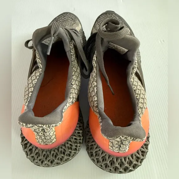 Adidas Mens Ultra 4D 5.0 G58161 Running Shoes Size9.5‎ Grey/Pink Gradient Knit