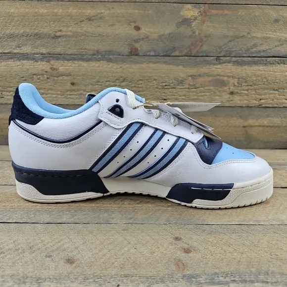 adidas Originals Men's Rivalry Low 86 Shoes White/Shadow Blue/Navy NIB